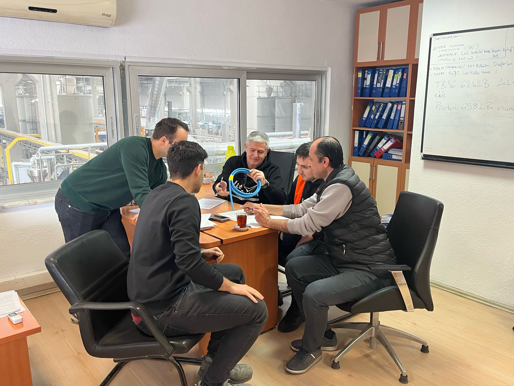 CMK kabloda fabrika denetimindeyiz.